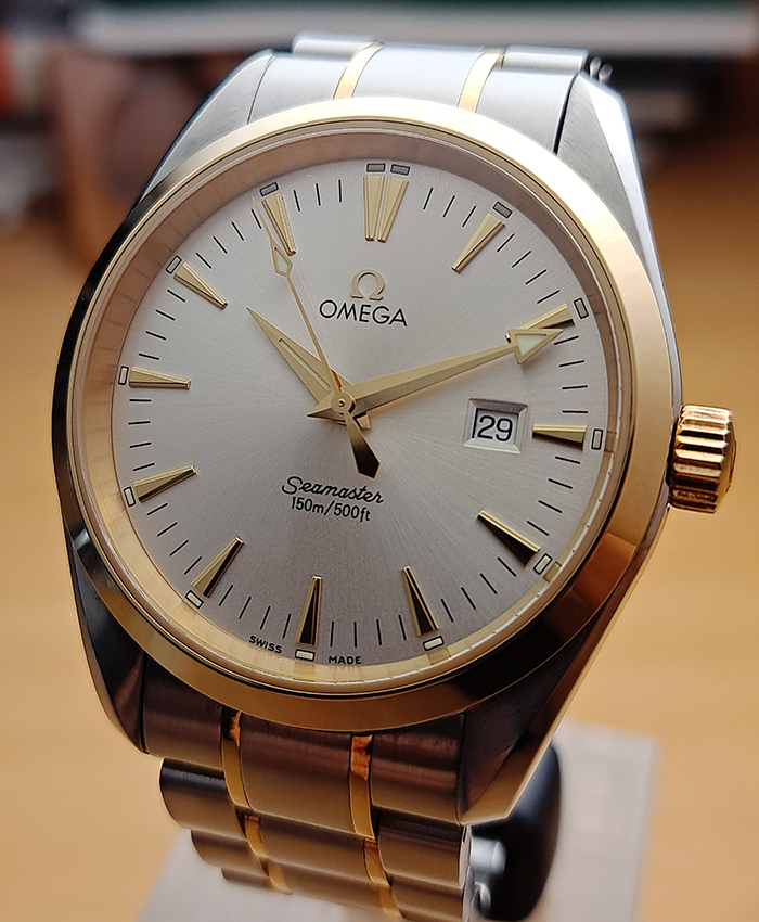 Omega Seamaster SS & YG Aqua Terra Quartz Wristwatch Ref. 2317.30